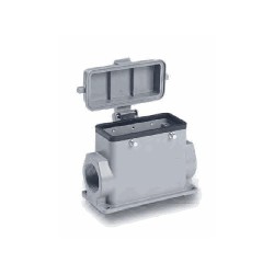 Embase en saillie 16B, Aluminium moulé sous pression, Alliage de zinc moulé, IP65, Sortie horizontale, PG29